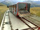Ausweiche der Parsennbahn 2. Sektion im Jahr 2012