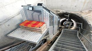 Standseilbahn Kraftwerk Oberrickenbach - Bannalpsee EWN Foto Markus Seitz Archiv standseilbahnen.ch