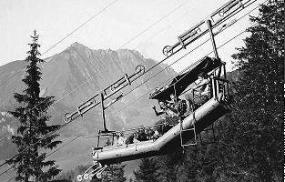 Seilbahn Oberrickenbach Bannalpsee 1937 Foto Archiv standseilbahnen.ch